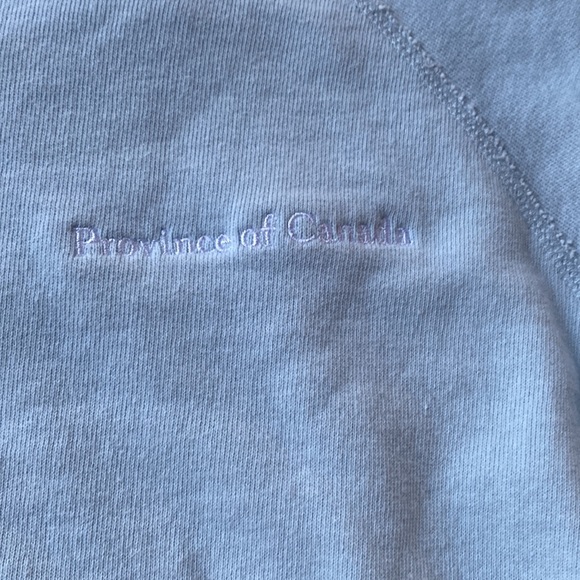 Light Blue Province Of Canada XS crewneck - Picture 2 of 4